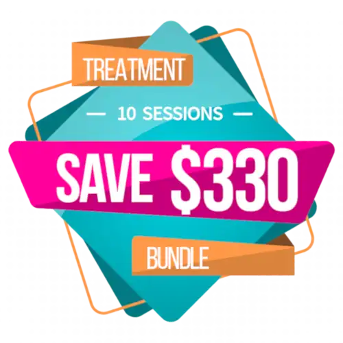 Save 0 on 10 treatment sessions bundle.