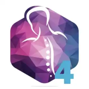Icon representing back pain relief and osteopathy services.