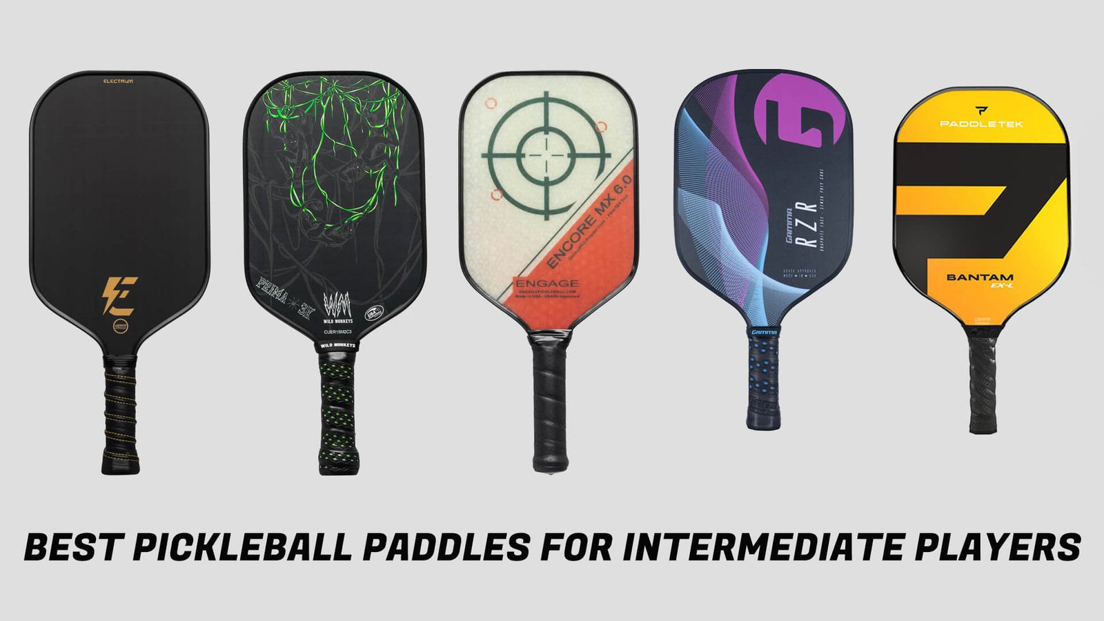 Best Pickleball Paddles For Intermediate Players