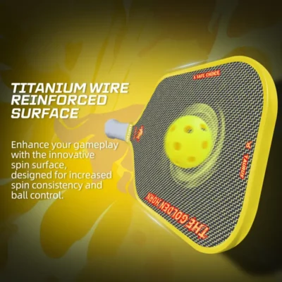AMOLDO Titanium T800 Carbon Fiber Pickleball Paddle - Image 6