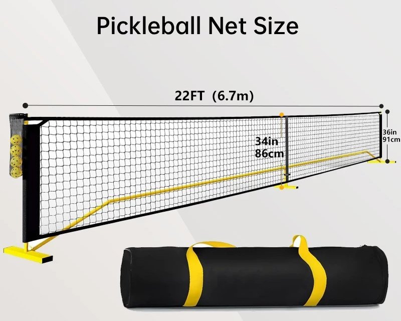 Pickleball Net size