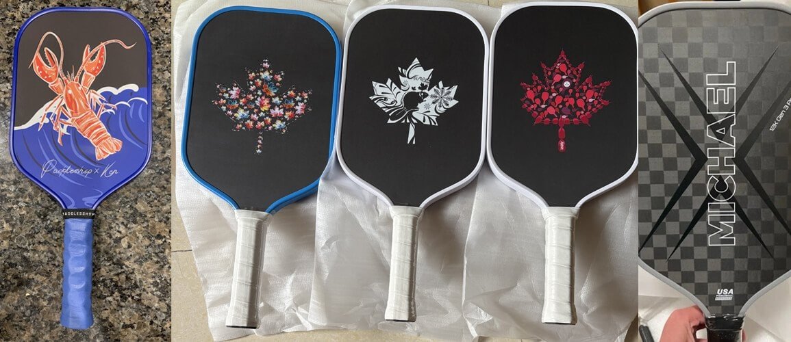 customize pickleball paddle banner