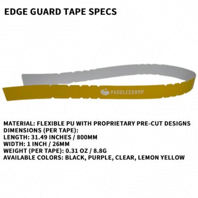 edge tape specs