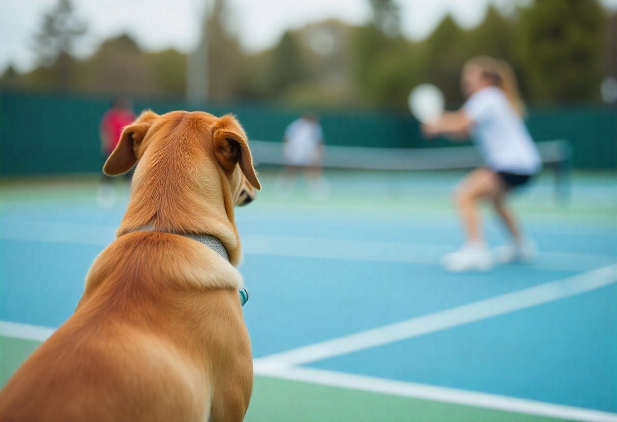 The Strange Love Story of my Dog & Pickleball Paddles