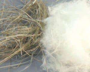 Degumming and cottonization of unretted hemp catalytic advanced oxidation