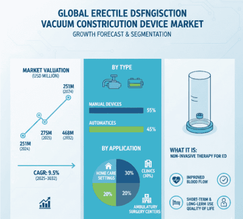 Erectile Dysfunction Vacuum Constriction Device Market Growth Analysis, Dynamics, Key Players and Innovations, Outlook and Forecast 2025–2032