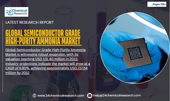 Semiconductor Grade High-Purity Ammonia Market Report (2024–2032)