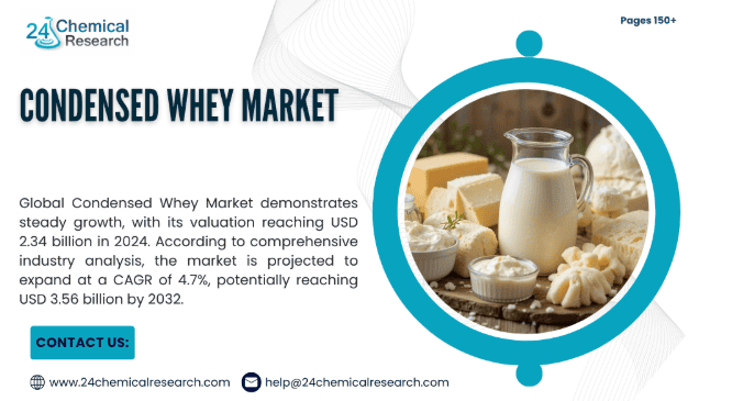Condensed Whey Market Global Forecast Report 2025–2032: Segment Insights, Innovation Trends & Leading Players