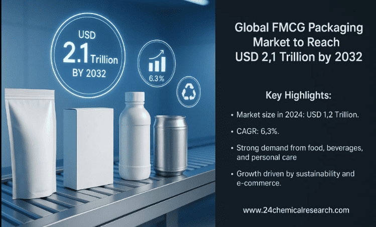 FMCG Packaging Market to Reach USD 2.1 Trillion by 2032, Driven by Sustainability and E-commerce