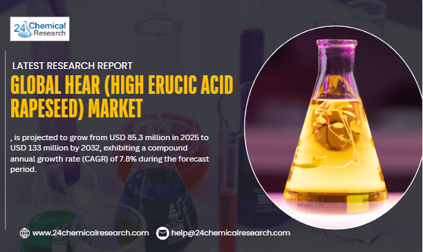 Global HEAR (High Erucic Acid Rapeseed) Market Sees Strong Growth, Driven by Industrial and Oleochemical Applications