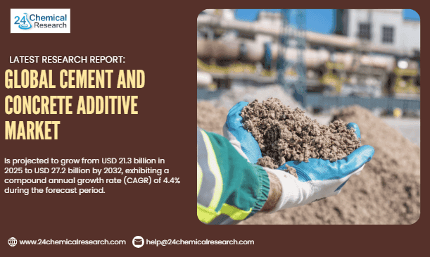 Global Cement and Concrete Additive Market Demonstrates Steady Growth, Driven by Infrastructure Development and Sustainability Trends
