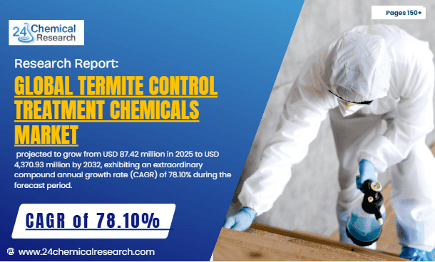 Global Termite Control Treatment Chemicals Market Experiences Unprecedented Growth, Driven by Advanced Formulations and Urbanization
