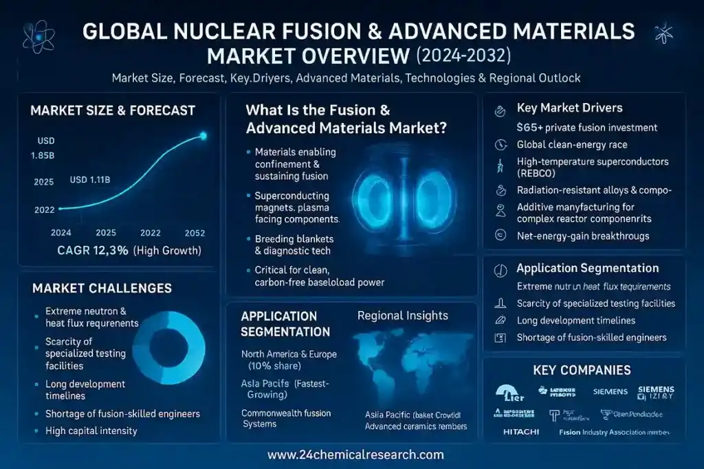 Global Nuclear Fusion and Advanced Materials Market Exhibits Exponential Growth, Fueled by Clean Energy Race and Technological Breakthroughs
