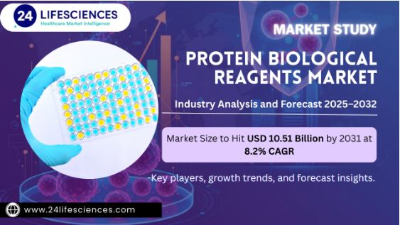 Protein Biological Reagents Market Size to Hit USD 10.51 Billion by 2031 at 8.2% CAGR