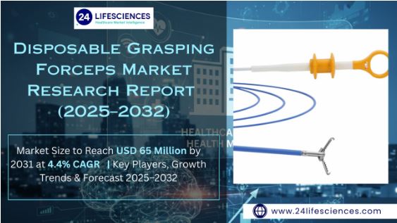 Disposable Grasping Forceps Market Size to Reach USD 65 Million by 2031 at 4.4% CAGR | Key Players, Growth Trends & Forecast Insights