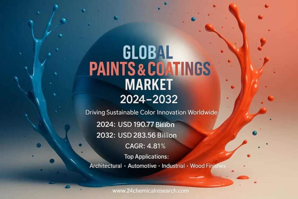 Global Paints and Coatings Market Demonstrates Steady Growth, Fueled by Construction and Industrial Demand