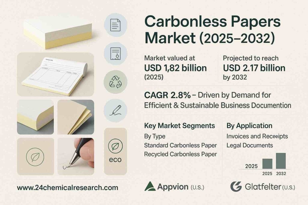 Carbonless Papers Market to Reach USD 2.17 Billion by 2032, Sustained by Niche Business Form Applications