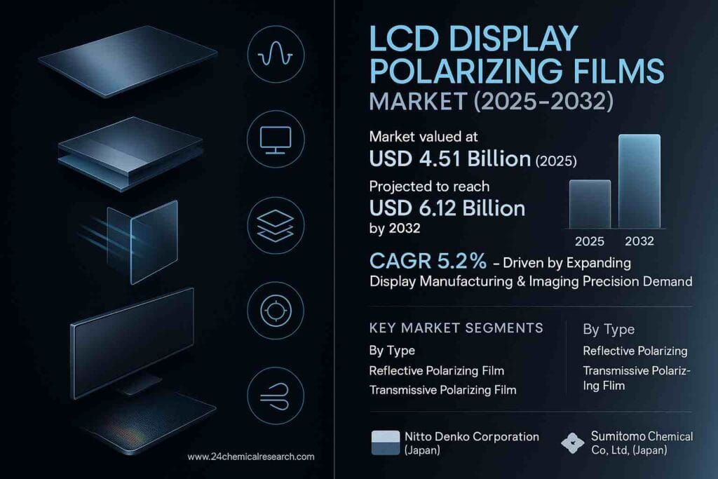 LCD Display Polarizing Films Market to Reach USD 6.12 Billion by 2032, Driven by Consumer Electronics Demand