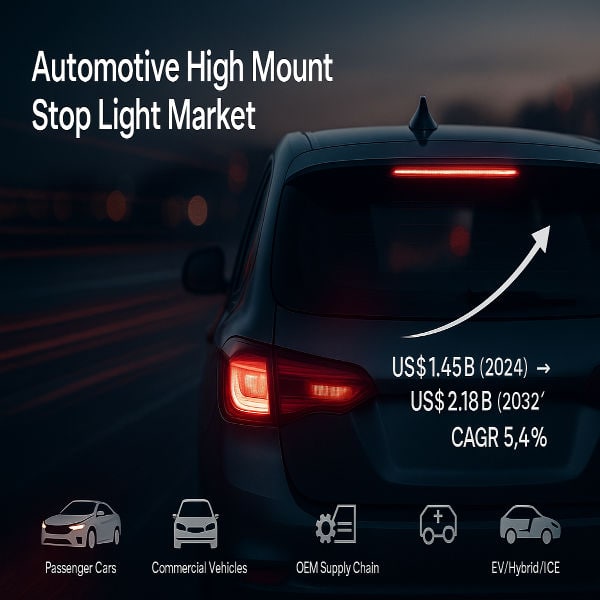 Automotive High Mount Stop Light Market: What Is the Market Size and Growth Outlook?