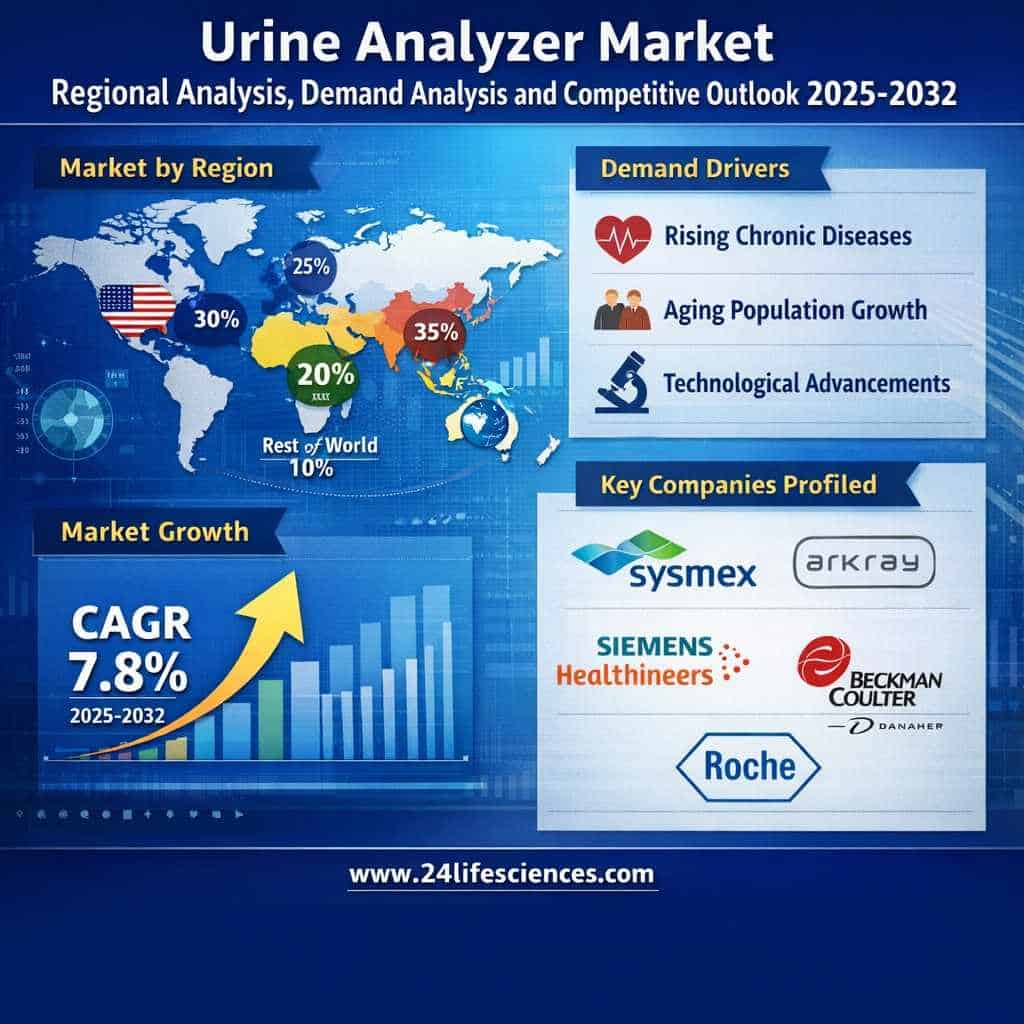 Urine Analyzer Market Size to Reach USD 825 Million by 2031 | Key Trends & Forecasts