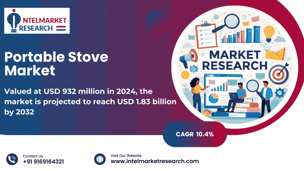 Portable Stove Market Size Set to Surpass USD 1.83 Billion by 2032 | Growth Outlook 2025–2032