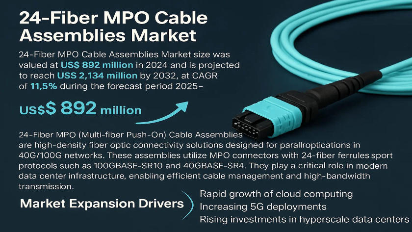 24-Fiber MPO Cable Assemblies Market: Global Market Size, Growth Drivers, and Forecast 2025–2032
