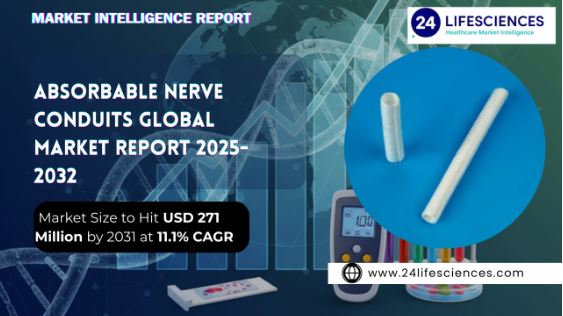 Absorbable Nerve Conduits Market Size to Hit USD 271 Million by 2031 at 11.1% CAGR