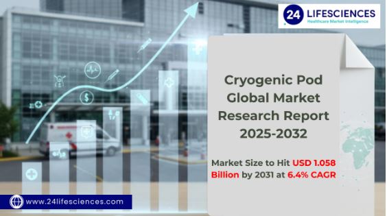 Cryogenic Pod Market Size to Hit USD 1.058 Billion by 2031 at 6.4% CAGR: Key Players & Growth Trends