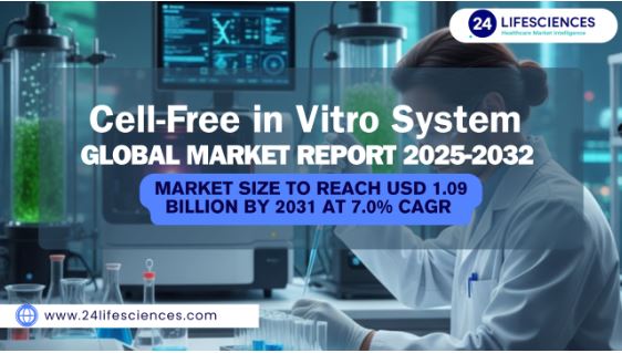 Cell-Free in Vitro System Market Size to Reach USD 1.09 Billion by 2031 at 7.0% CAGR | Key Players, Growth Trends & Forecast Insights