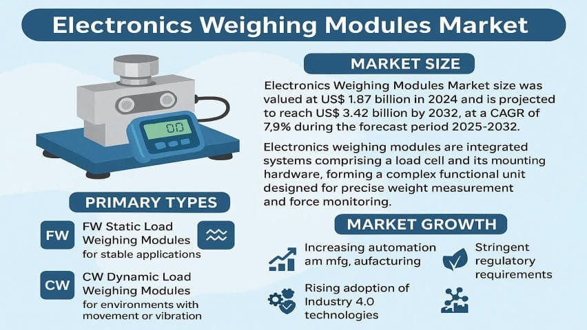 Top Trends and Key Players Shaping the Electronics Weighing Modules Market in 2025–2032