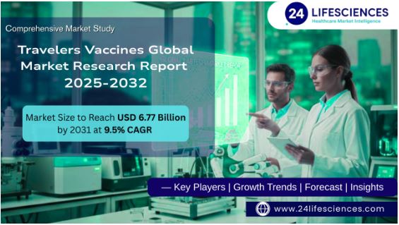 Travelers Vaccines Market Size to Reach USD 6.77 Billion by 2031 at 9.5% CAGR | Key Players, Growth Trends, and Forecast 2025-2032