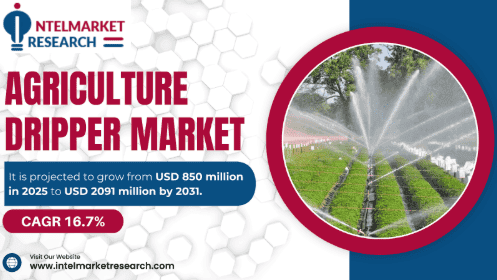 Agriculture Dripper Market Forecast: USD 2.09 Billion by 2032 with 16.7% CAGR