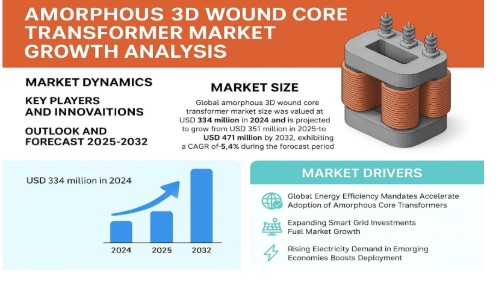 Amorphous 3D Wound Core Transformer Market 2025-2032: Growth Analysis, Key Players, Innovations, and Regional Insights