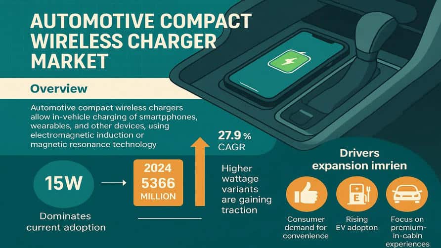 Automotive Compact Wireless Charger Market: Global Industry Trends, Technology Advancements, and Forecast 2025–2032