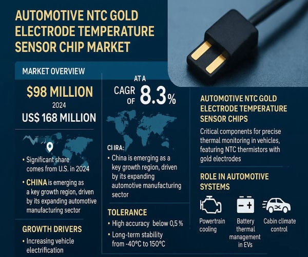 Automotive NTC Gold-Electrode Temp Sensor Chips: Top Trends & Market Size