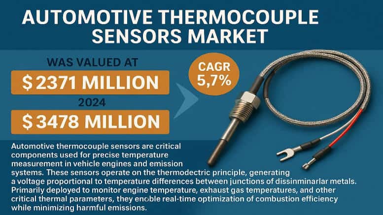 Automotive Thermocouple Sensors Market: Global Industry Trends, Technology Advancements, and Forecast 2025–2032