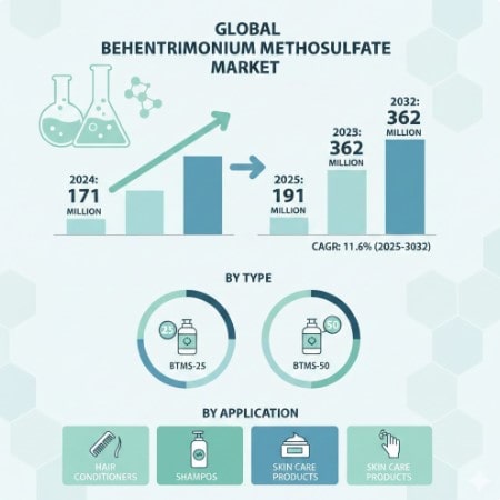 Behentrimonium Methosulfate Market CAGR : Growth, Share, Value, Insights and Trends