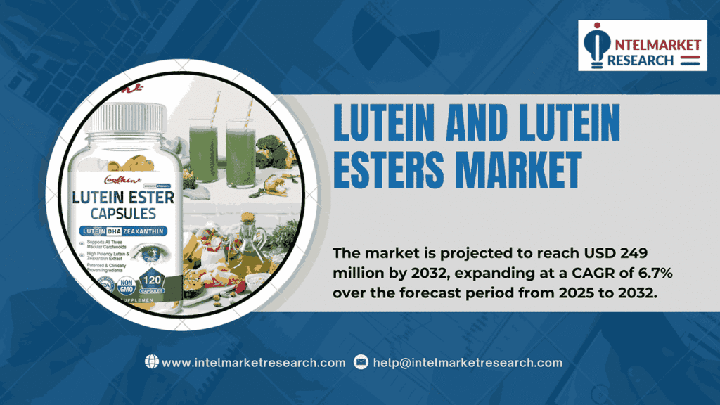 Lutein and Lutein Esters Market Size Set to Reach USD 249 Million by 2032 | Growth Trends & Outlook