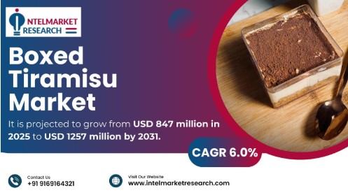 Global Boxed Tiramisu Market to Surpass USD 1.25 Billion by 2032 | Key Trends and Players