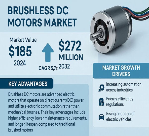 Brushless DC Motors Market: Key Players and High-Impact Trends Forecast Through 2032