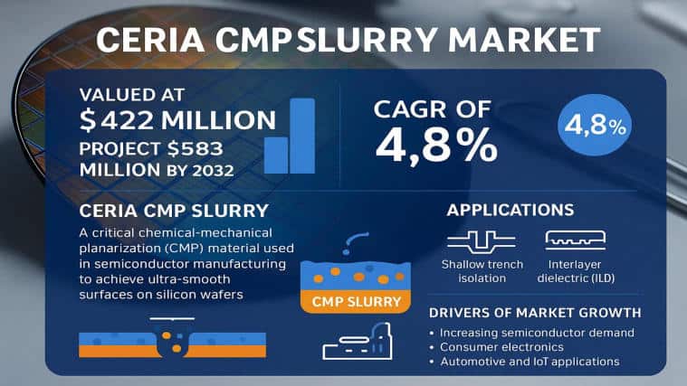 Ceria CMP Slurry Market: Global Market Size, Growth Drivers, and Forecast 2025–2032