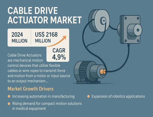 Cable Drive Actuator Market Analysis: Opportunities & Future Outlook