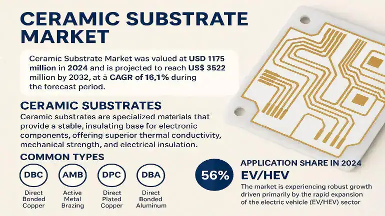 Ceramic Substrate Market Size, Top Trends, and Key Players Powering Growth to 2032
