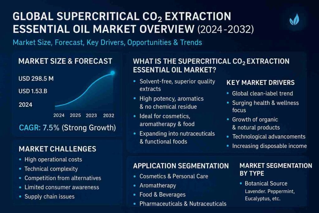 Global Supercritical CO₂ Extraction Essential Oil Market Demonstrates Robust Growth, Fueled by Demand for Pure and Natural Products