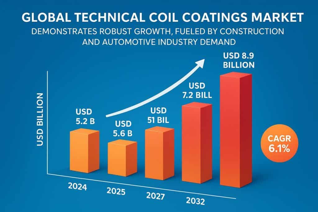 Global Technical Coil Coatings Market Demonstrates Robust Growth, Fueled by Construction and Automotive Industry Demand