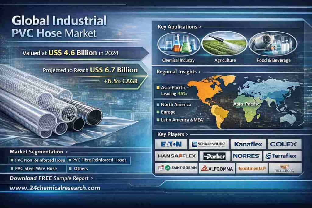 Global Industrial PVC Hose Market Size, Growth Trends, Applications & Forecast 2024–2030