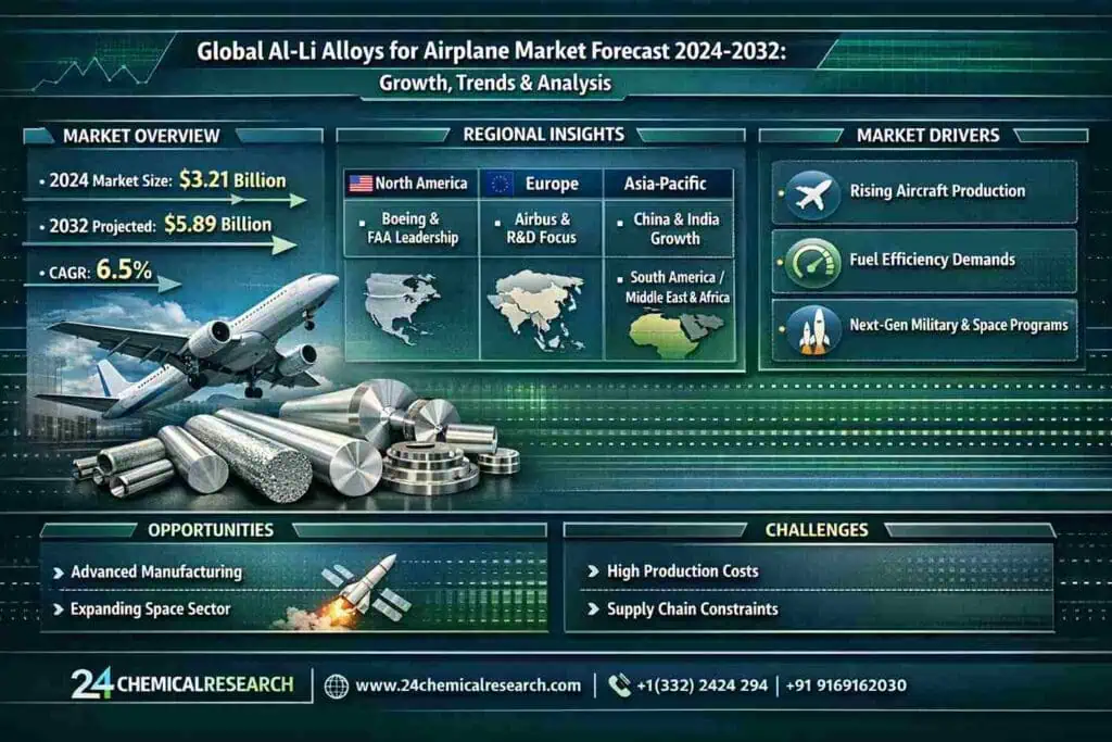 Global Aluminum-Lithium (Al-Li) Alloys for Aerospace Market Size, Share & Forecast 2024-2032