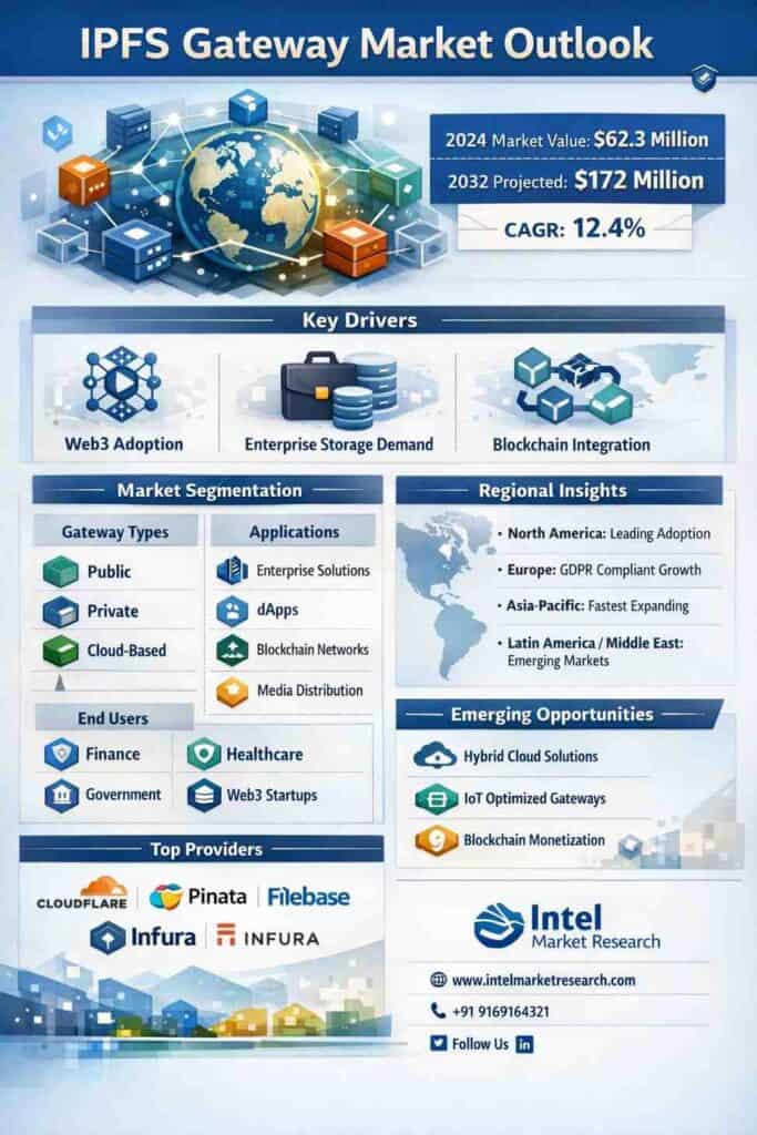 global IPFS Gateway market |CAGR of 12.4%