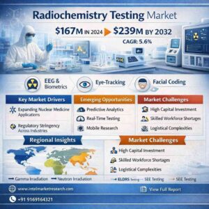 global radiochemistry testing market | CAGR of 5.6%
