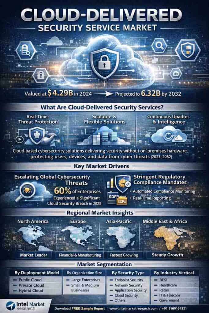 global Cloud-Delivered Security Service market | CAGR of 6.2%